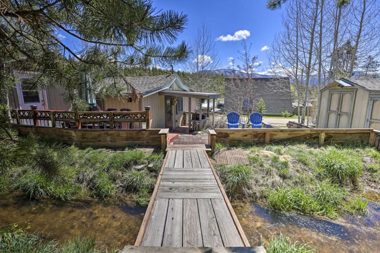 Grand Lake Home Fireplace, Deck And Mountain Views Экстерьер фото