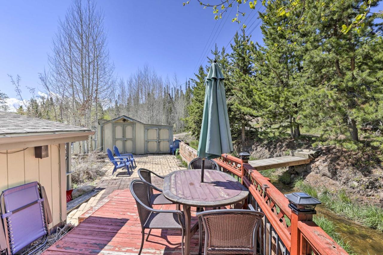 Grand Lake Home Fireplace, Deck And Mountain Views Экстерьер фото